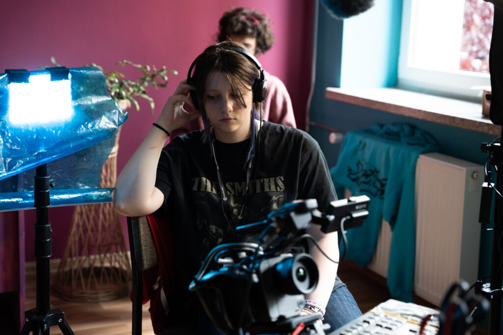 warsztaty filmowe dla młodzieży, obsługa sprzętu filmowego